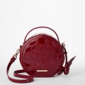 Brahmin Lane Leather Crossbody - Red Claudine