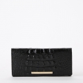 Brahmin Ady Black Leather Wallet - Black Melbourne