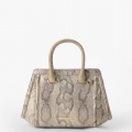 Brahmin Small Arden Leather Satchel - Gold Blissful