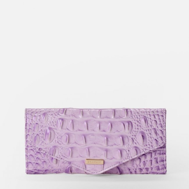Brahmin Veronica Leather Wallet - Gentle Lavender Melbourne
