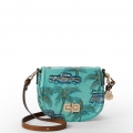 Brahmin Briar Leather Crossbody - Tropic Blue Copa Cabana