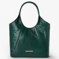 Brahmin Iona Leather Tote - Green Jupiter