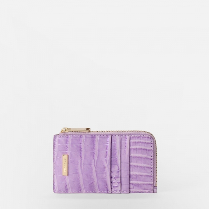 Brahmin Lennon Leather Wallet - Gentle Lavender Melbourne