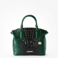 Brahmin Duxbury Leather Satchel - Evergreen Ombre