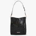 Brahmin Celina Leather Bucket Bag - Black Melbourne