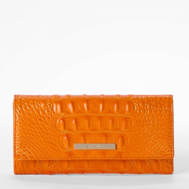 Brahmin Cordelia Wallet - Mango Orange Melbourne