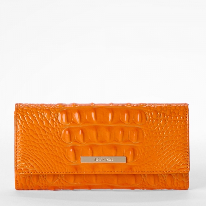 Brahmin Cordelia Wallet - Mango Orange Melbourne
