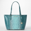Brahmin Medium Asher Leather Tote - Spearmint Ombre Melbourne