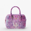 Brahmin Mara Leather Satchel - Purple Iris Melbourne