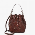 Brahmin Melinda Leather Bucket Bag - Pecan Melbourne
