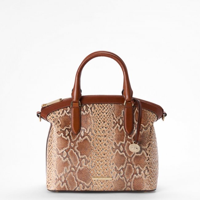 Brahmin Duxbury Leather Satchel - Multi Wailua