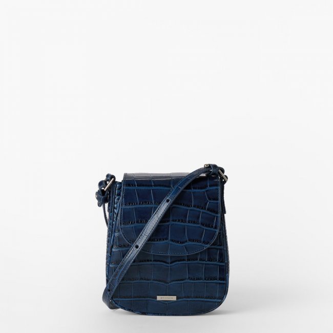 Brahmin Everlee Crossbody - Heavenly Blue Lumeria