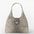 Brahmin Large Adrian Leather Satchel - Timeless Taupe Ombre Melbourne