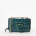 Brahmin Rosa Leather Crossbody - Evergreen Kalopsia