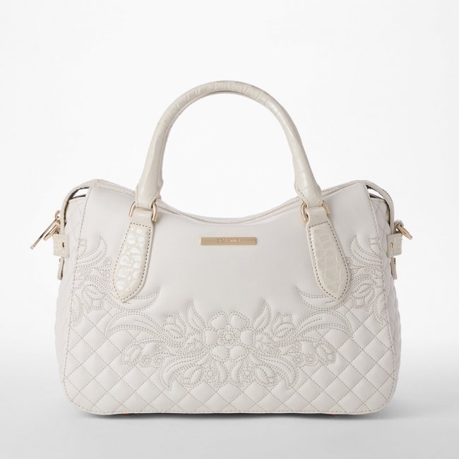 Brahmin Micaela - Sea Salt White Kew