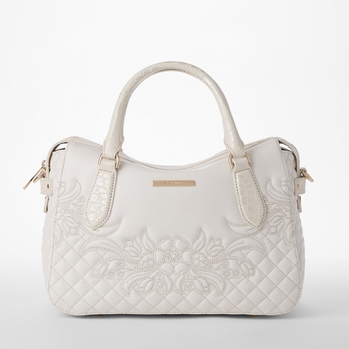 Brahmin Micaela - Sea Salt White Kew