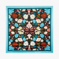 Brahmin Coco Michele Slik Scarf - Ivory-Flourishing