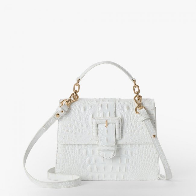 Brahmin Small Hallie - Sea Salt White Melbourne