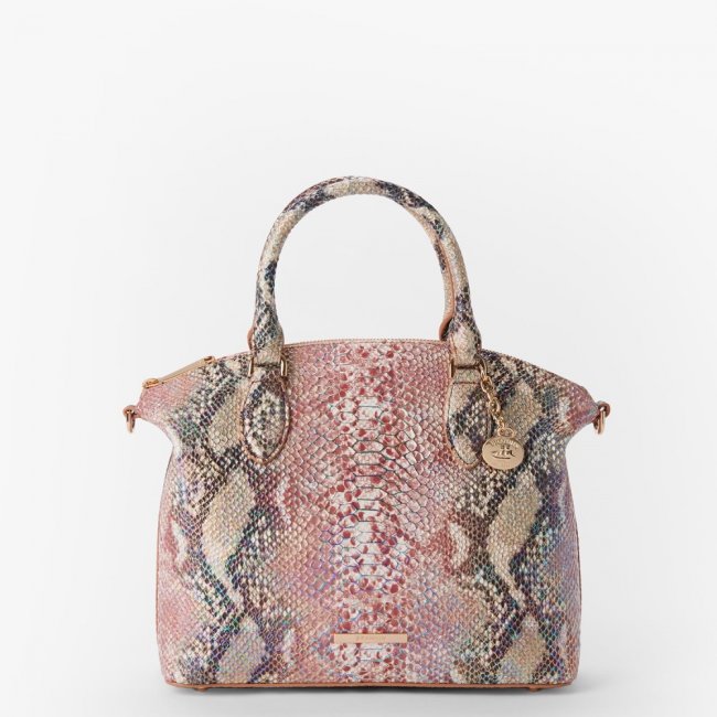 Brahmin Duxbury Leather Satchel - Multi Skyterra