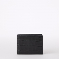 Brahmin Bifold Leather Wallet - Black Baypoint