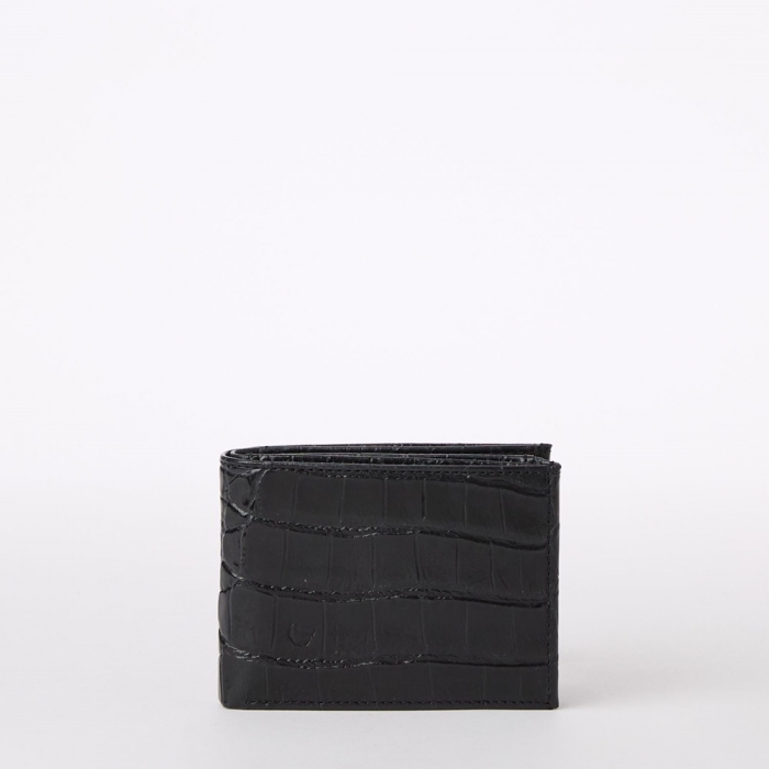 Brahmin Bifold Leather Wallet - Black Baypoint