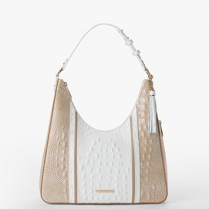 Brahmin Tabitha - Sea Salt White Colada