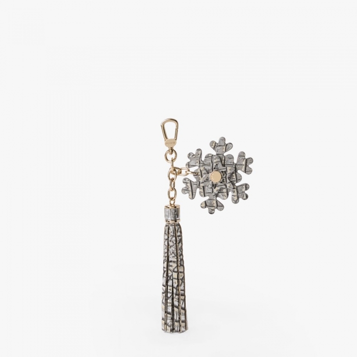 Brahmin Snowflake Leather Tassel - Chrome Melbourne