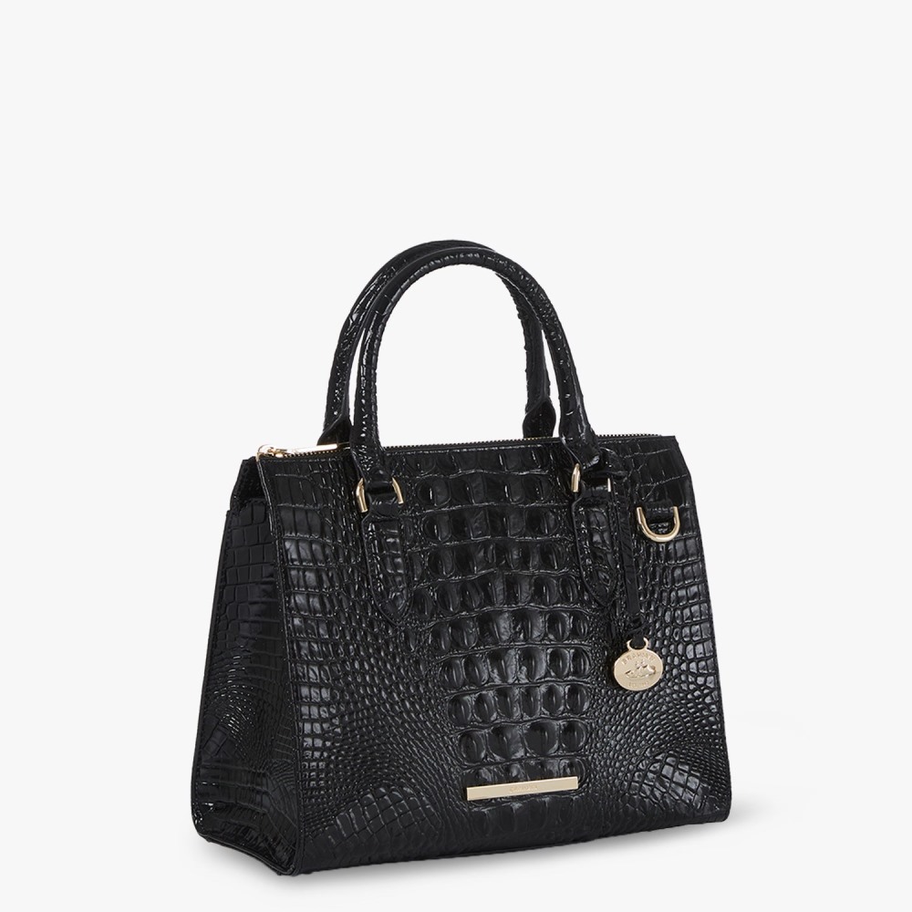 Brahmin Anywhere Convertible Satchel - Black