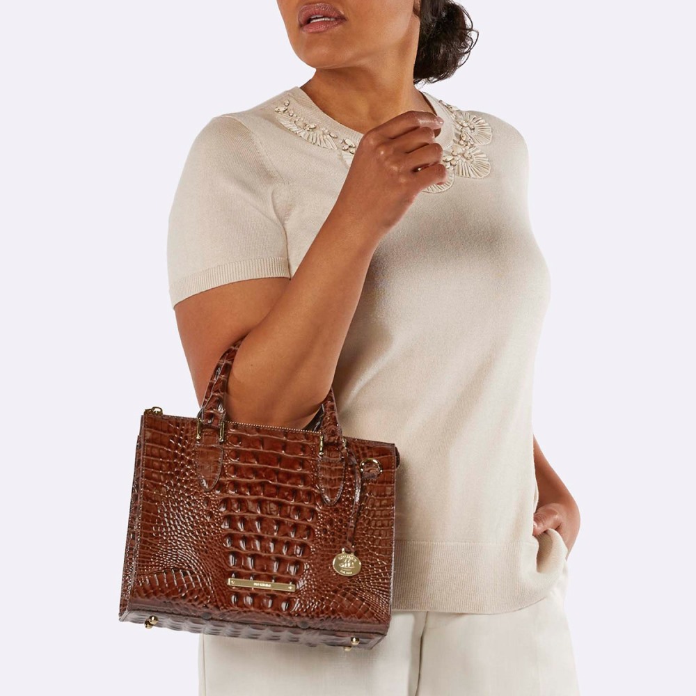 Brahmin Anywhere Convertible Satchel - Black