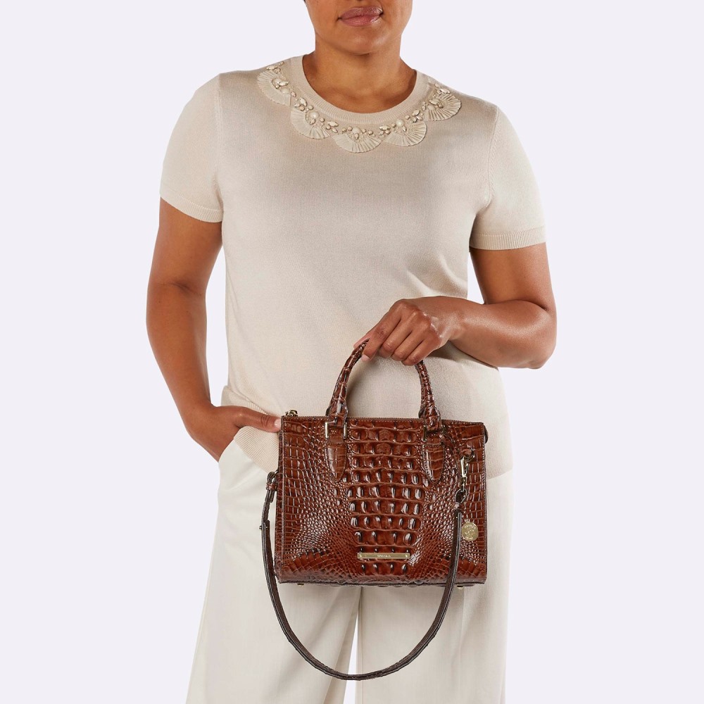 Brahmin Anywhere Convertible Satchel - Black