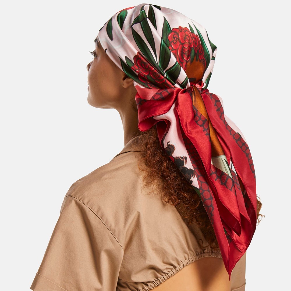 Brahmin Coco Michele Slik Scarf - Blush Renewal