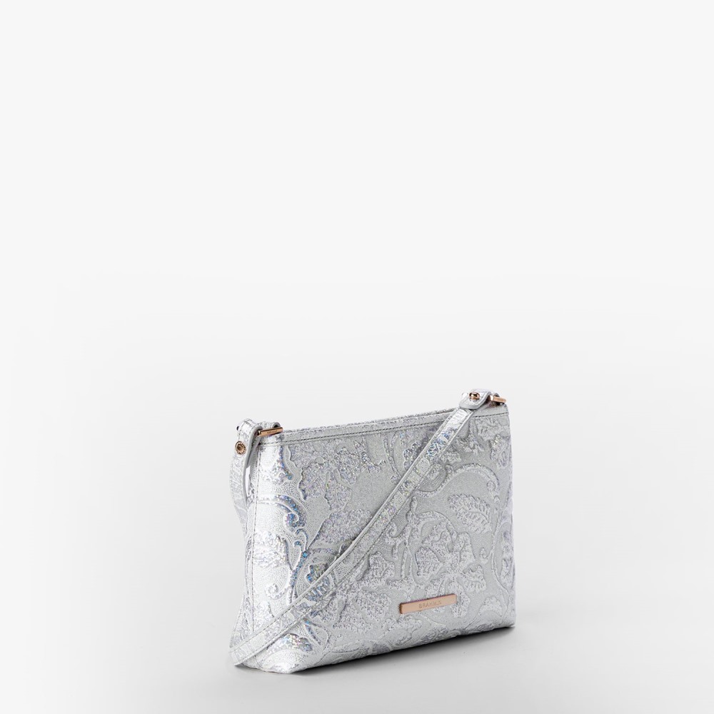 Brahmin Lorelei Leather Shoulder Bag - Chrome Estonia