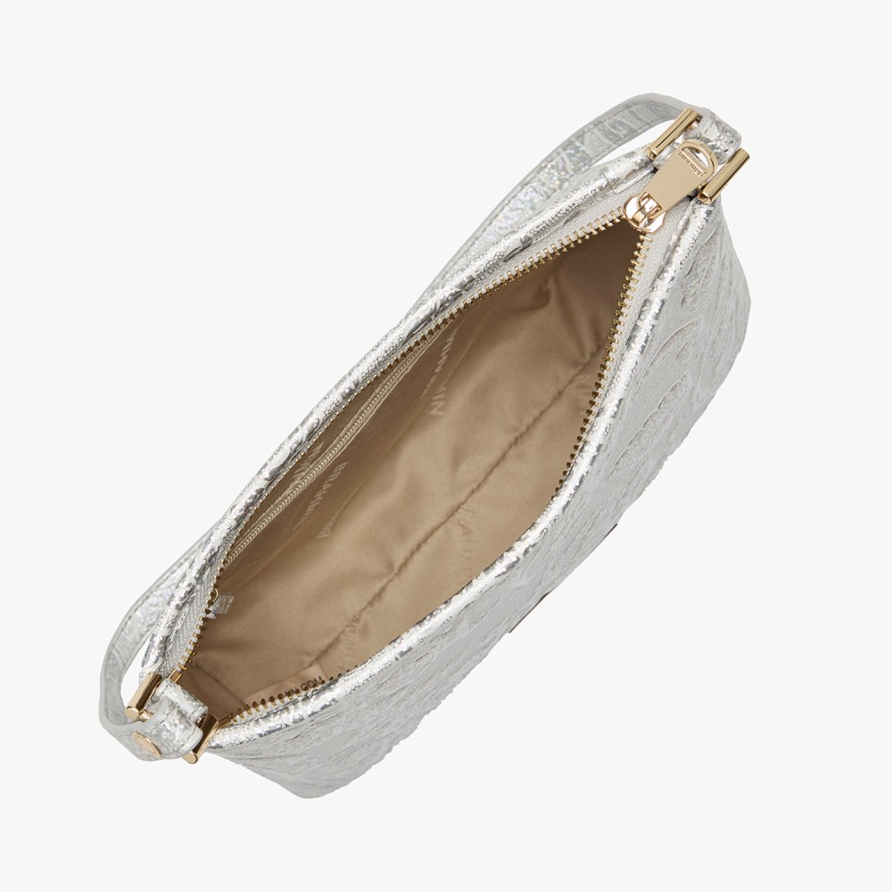 Brahmin Lorelei Leather Shoulder Bag - Chrome Estonia