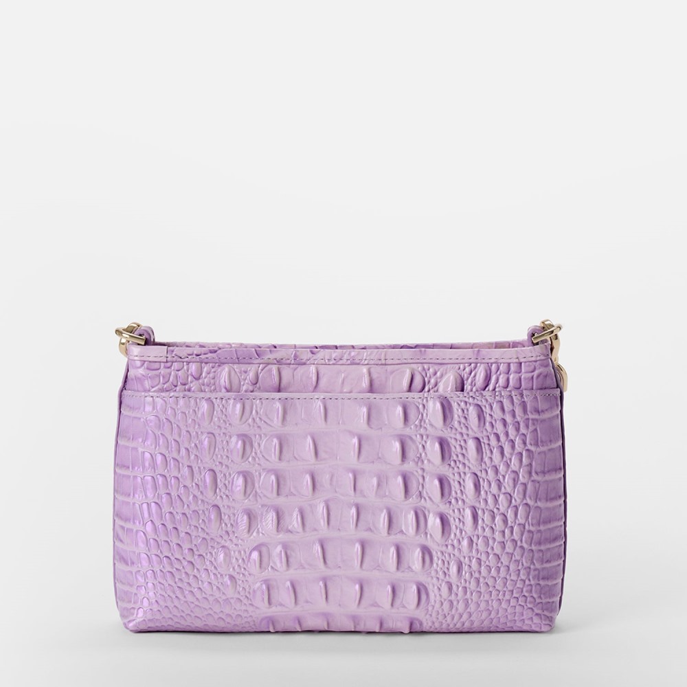 Brahmin Vida Leather Crossbody - Gentle Lavender Melbourne