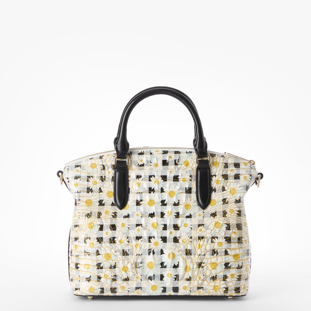 Brahmin Duxbury Leather Satchel - Multi Petaline