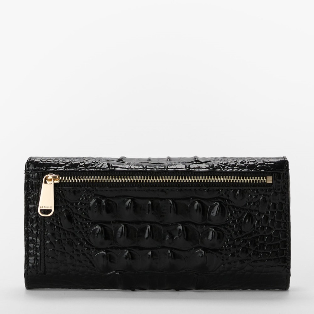 Brahmin Cordelia Leather Wallet - Black Melbourne