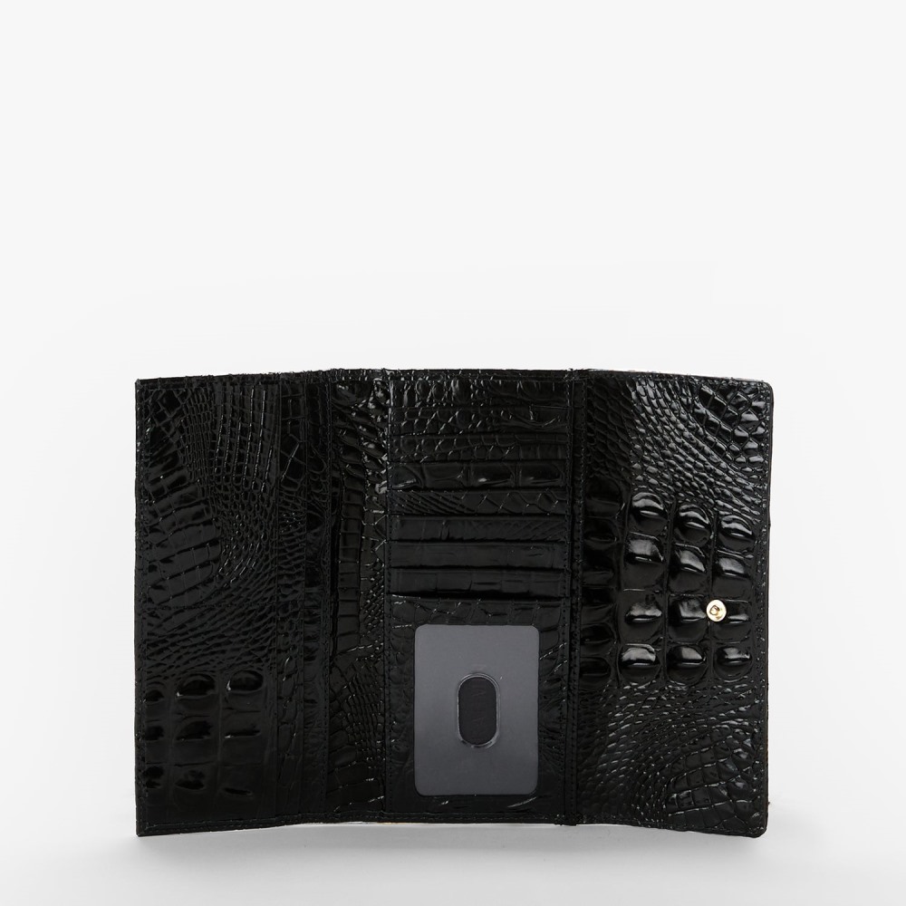 Brahmin Cordelia Leather Wallet - Black Melbourne