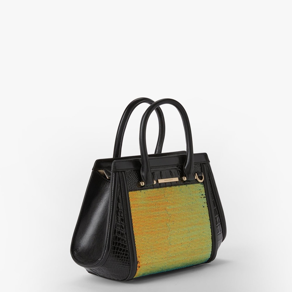 Brahmin Small Arden Leather Satchel - Multi Shimerda