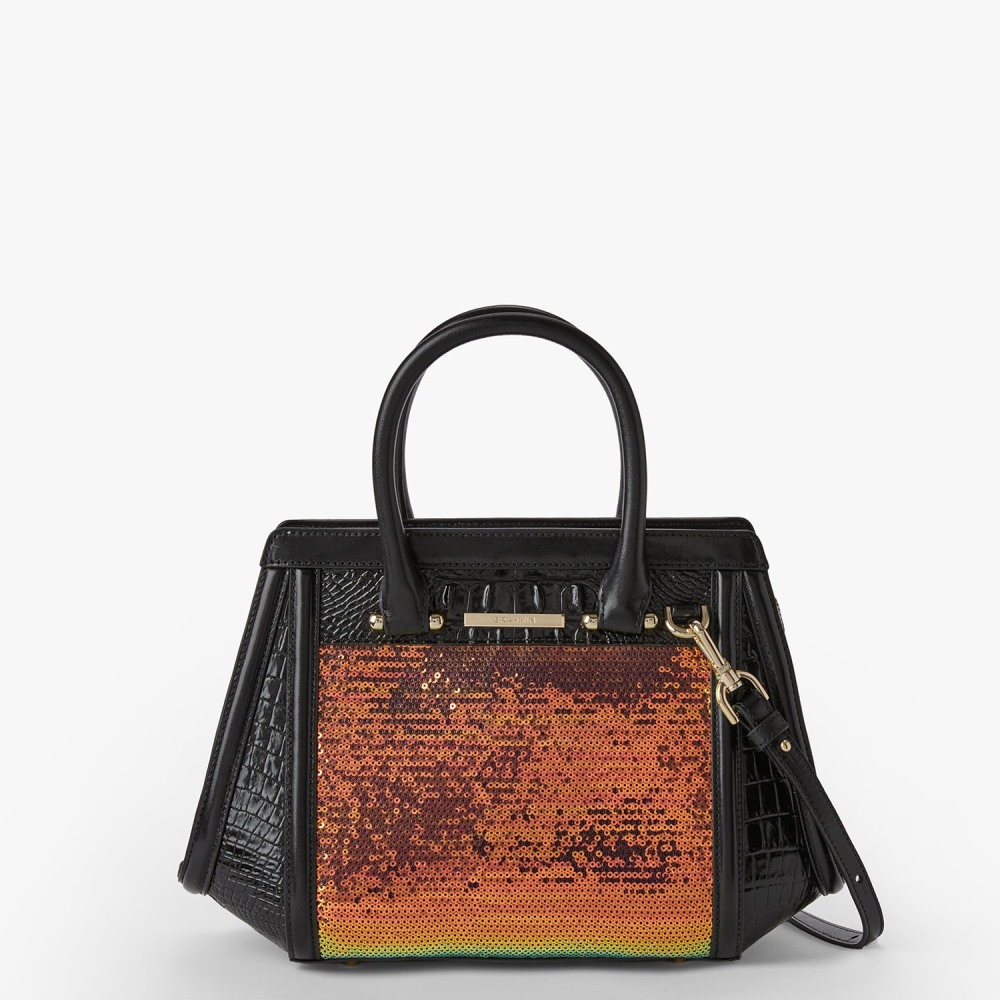 Brahmin Small Arden Leather Satchel - Multi Shimerda