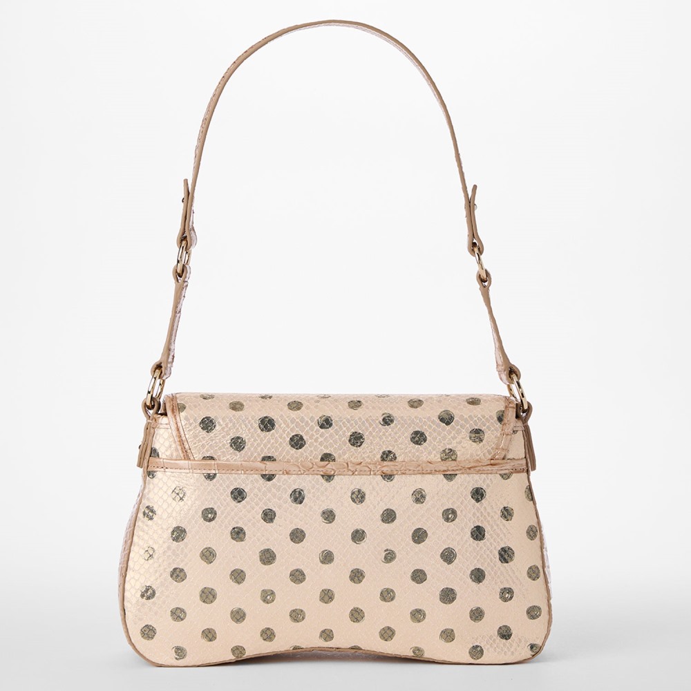 Brahmin Nerida Leather Shoulder Bag - Gold Revival