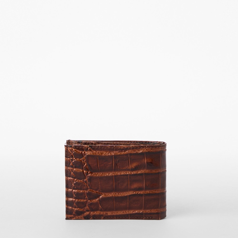 Brahmin Bifold Leather Wallet - Chestnut Baypoint