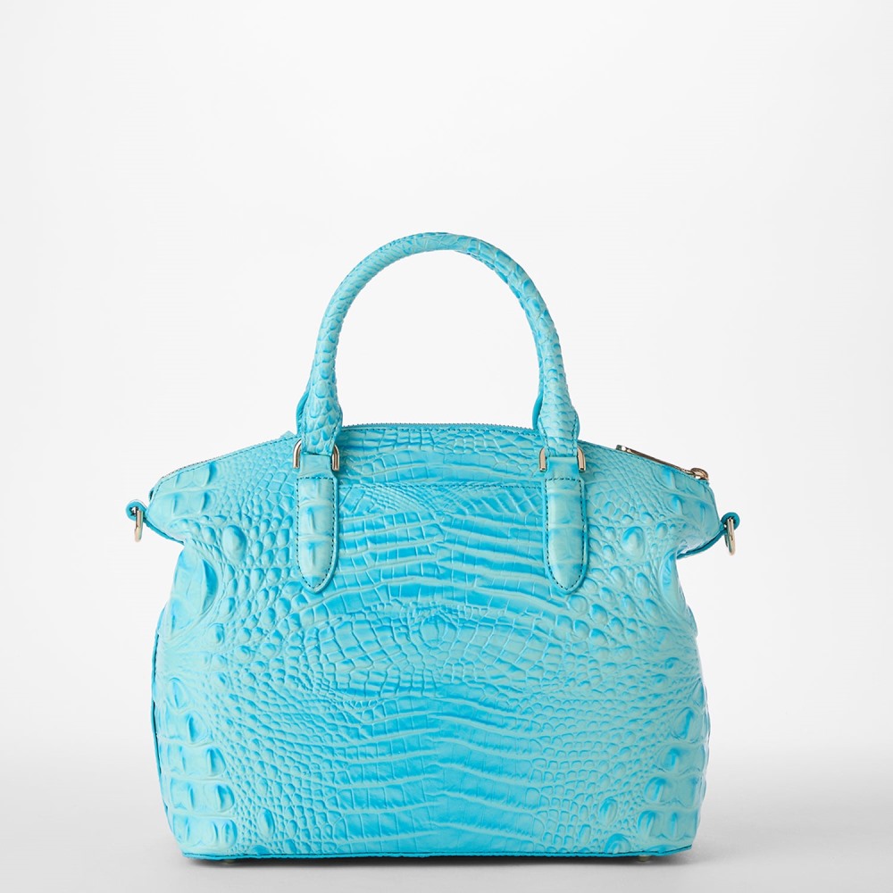 Brahmin Duxbury Satchel - Tropic Blue Melbourne