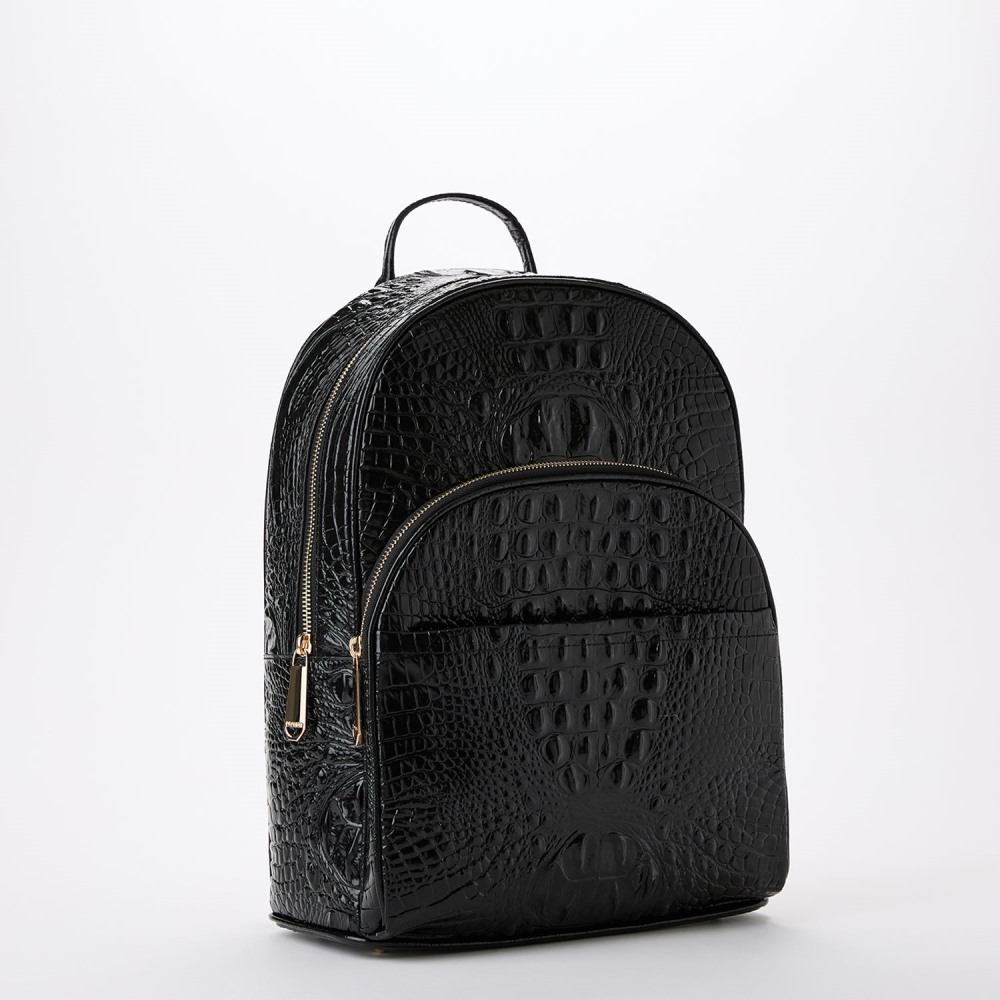 Brahmin Dartmouth Backpack - Black Leather Backpack