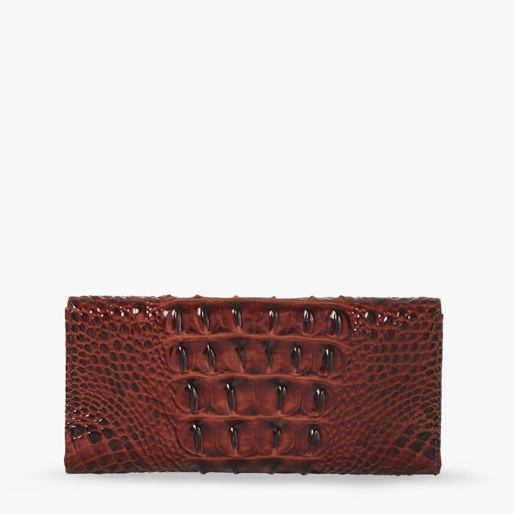 Brahmin Veronica Leather Wallet - Pecan Melbourne