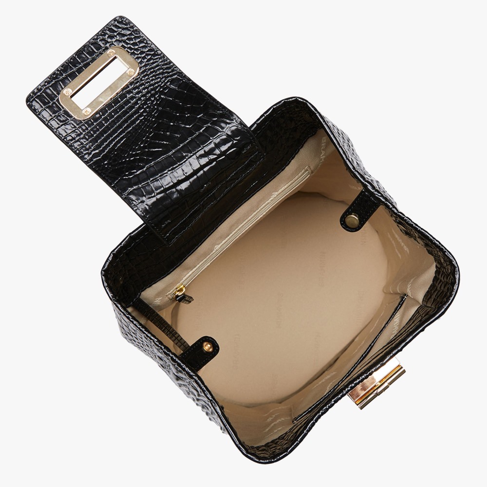 Brahmin Maddie Bucket Bag - Black Melbourne