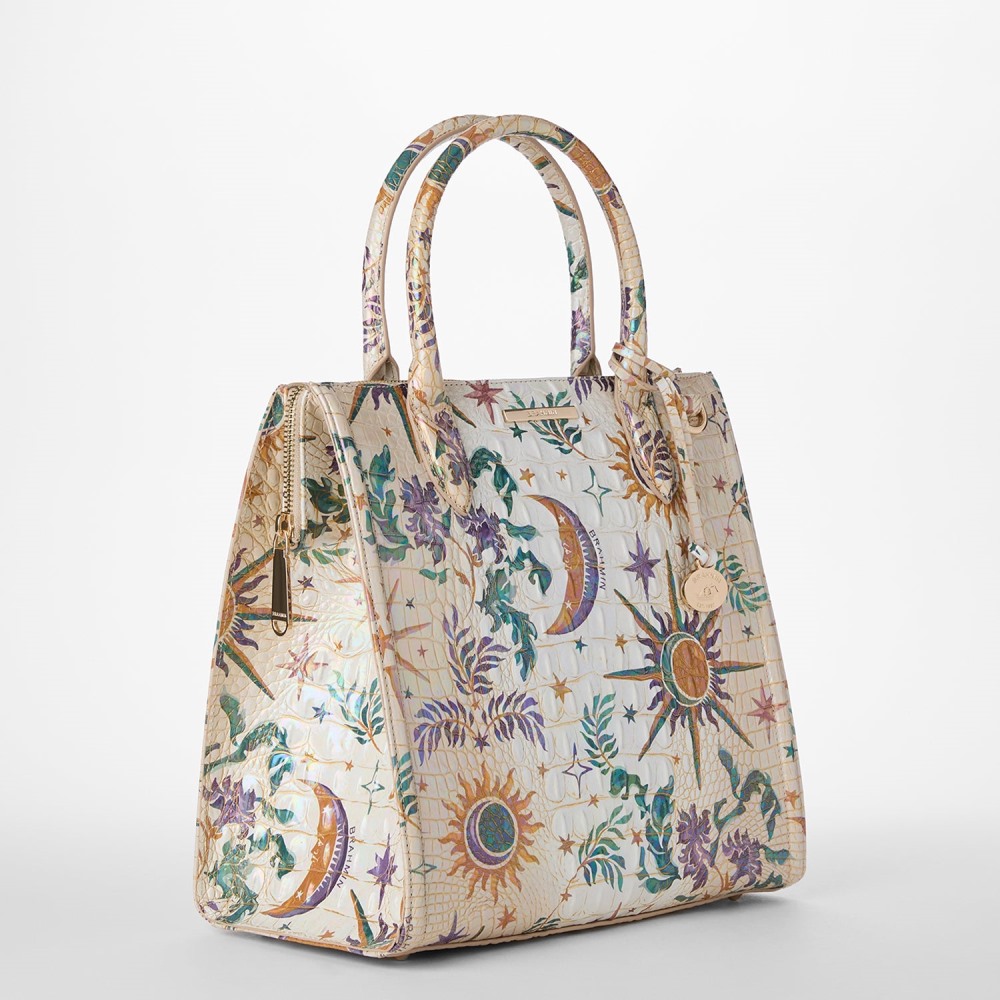 Brahmin Caroline Leather Satchel - Vitality Melbourne