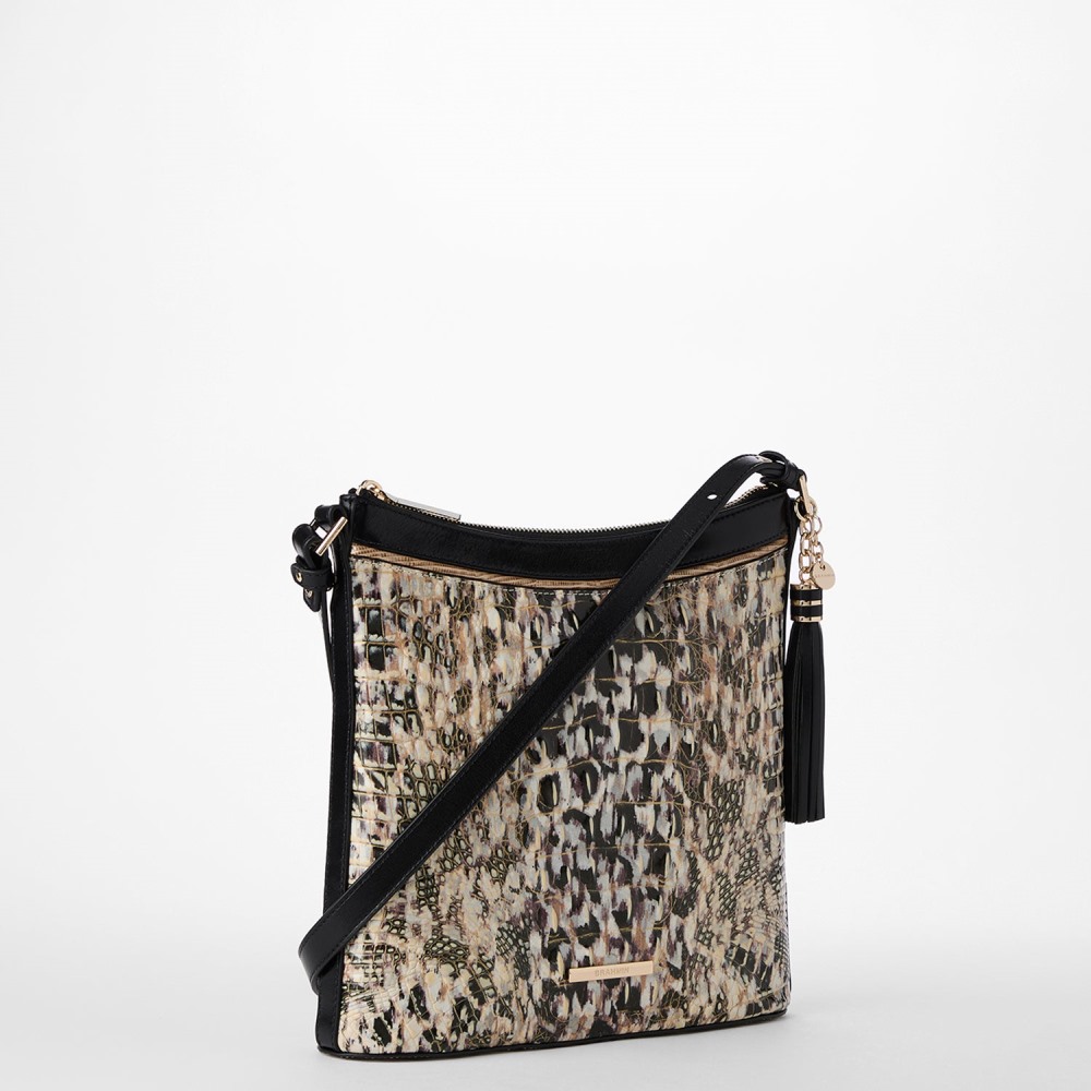 Brahmin Katie Leather Crossbody - Multi Pellham