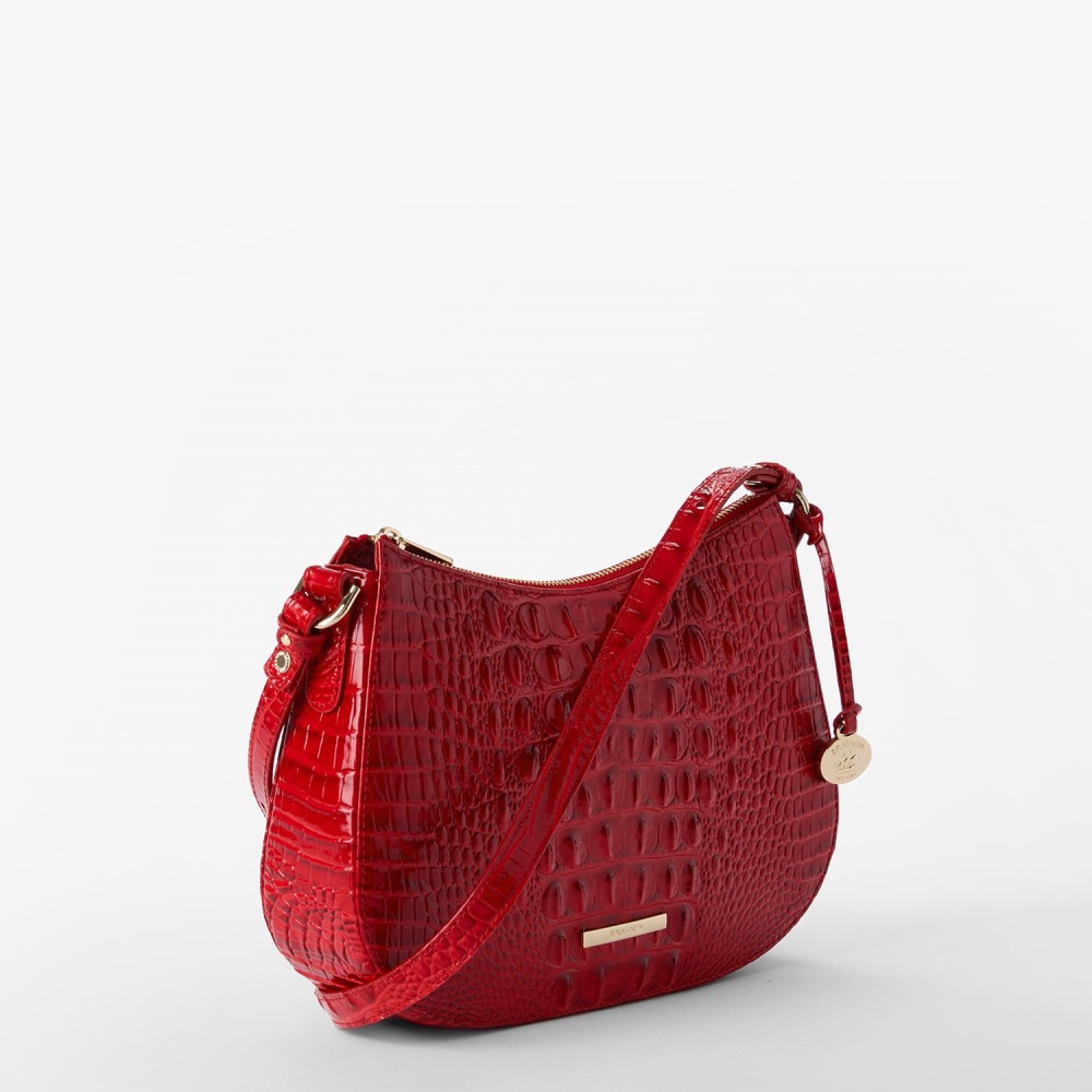 Brahmin Shayna Leather Crossbody - Carnation Melbourne