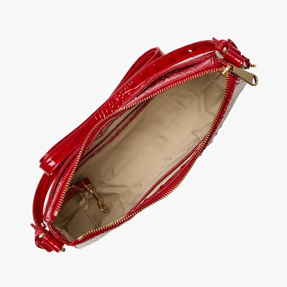Brahmin Shayna Leather Crossbody - Carnation Melbourne