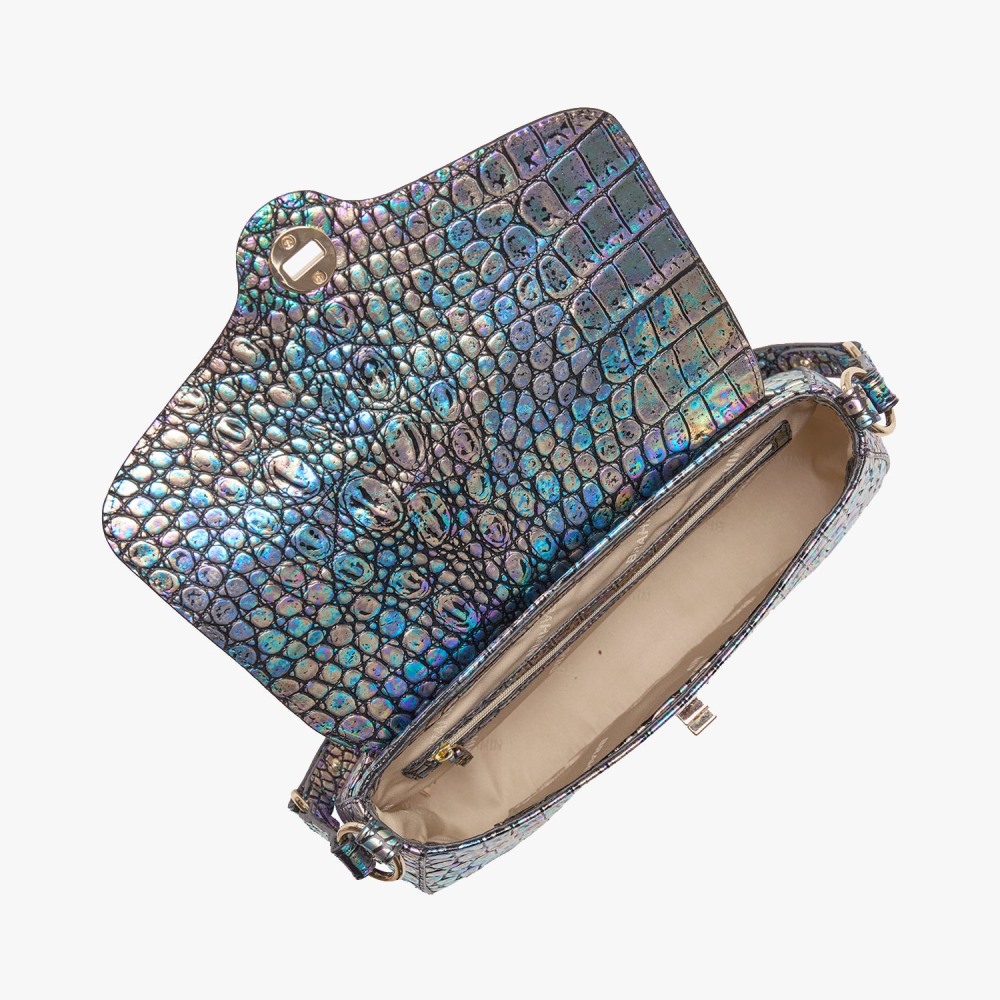 Brahmin Nerida Leather Shoulder Bag - Black Galexia